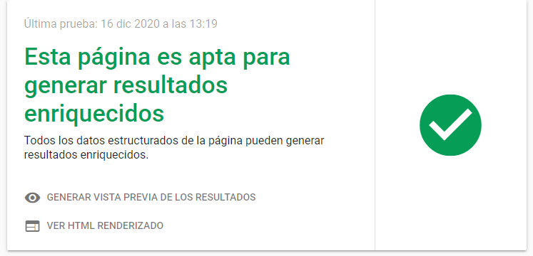 Resultados Enriquecidos Google